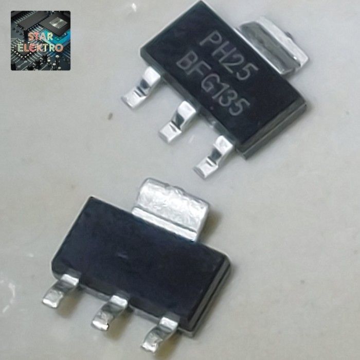 thumbnail image 2 of 5pcs BFG135 A SOT-223 SMD 6 GHz Transistor New Unbranded 2 of 2