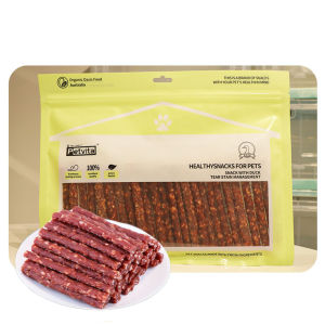 Furiri 300g Rice Corn Popcorn Chewy Beef Chicken Jerky Meat Strips Dog Food Pet Food Molar Stick Teeth Cleaning Makanan