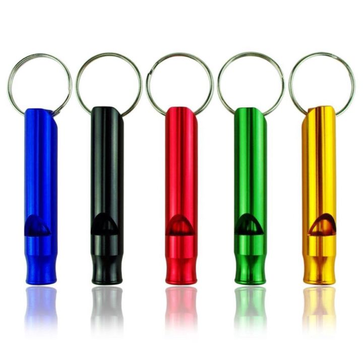 1Pc Aluminum Multifunction Training Whistle Pendant With Keychain/ Outdoor  Sport Survival Emergency Mini Size Emergency Referee Whistles Hiking Tools 