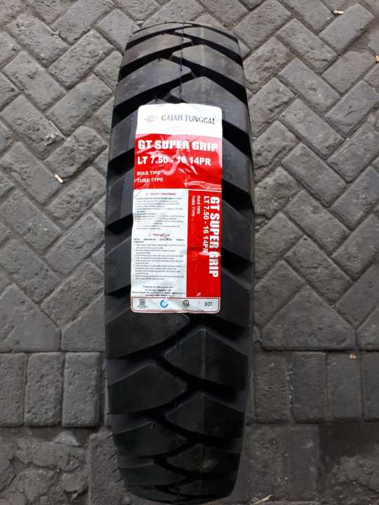 750 R16 Rough GT SUPER GRIP 750 R16 14PR BAN LUAR FORKLIFT TRUK Cold Diesel BUS 750 ...