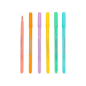 6 Pcs Highlighter Marker Highlighters Set Soft Brush Fluorescent Pen Highlighter Pen Marker Pen for Scrapbook