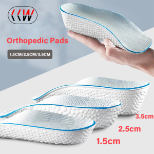 CCW 1.5-3.5CM Orthopedic Arch Support Insole Invisible Height Increasing Soft Elastic Light Weight Lift1for Men Women Shoes Pads