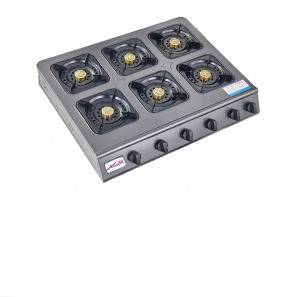XINHONG Commercial Pot Stove Gas Stove 4/6/8 Heads Natural liquefied Gas Casserole Range With Flame out protection Gas Low Pressure