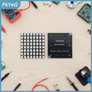 PkYeG 1 cái được xây dựng trong Đầy đủ màu sắc điều khiển màu sắc ánh sáng ban phát triển WS2812 Led 5050 RGB 8x8 64 bit LED ma trận mô-đun cho Arduino phụ kiện