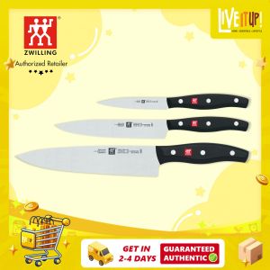 ZWILLING Twin Pollux Chef’s Knife Set 3 pc – Chefs Knife Slicing Knife Paring Knife