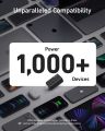 Anker ที่ชาร์จ USB C,ที่ชาร์จ735 GaNPrime 65W,เครื่องชาร์จติดผนังพับได้เร็วขนาดกะทัดรัด3พอร์ตสำหรับ MacBook Pro/air,iPad Pro, Galaxy S22/S21, HP Spectre, Note 20/10 +, iPhone 13/Pro,พิกเซล,และอีกมากมาย. 