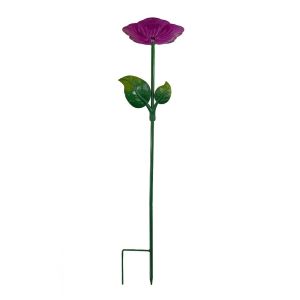 YRUQYS Iron Flower Shaped Bird Bath Durable Large Capacity Bird Water Bowl Bird Raising Tool Convenient Bird Bathtub Courtyard