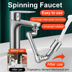 Faucet Emergency Demand Spinning Extende Wide Range of Applications Stainless Steel Adjustable