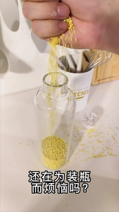 3 cái Phễu bằng thép không gỉ với bàn chải làm sạch lớn vừa Phễu nhỏ lớp Phễu kim loại cho sử dụng nhà bếp