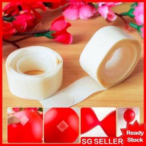 🇸🇬🔥SG STOCK🔥100 Dots/Roll Glue Dot Super Sticky Double Sided Adhesive Point Glue Dot for Balloon Wedding Birthday Party Decoration