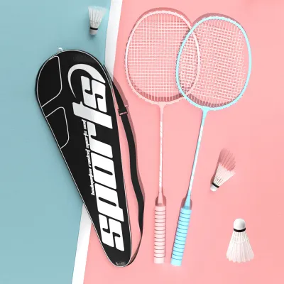 Raket Bulu Tangkis Isi 2 pcs/raket badminton original/ raket badminton/raket bulutangkis/2 raket 1 tas 3 kok