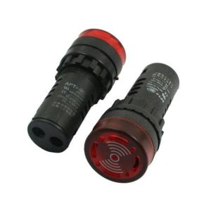 FLASH BUZZER LED ALARM SIGNAL BEEPER AC AD16-22 SM 380V 220V 24V 12V