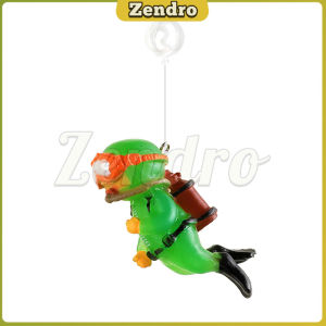 ZEO Aquarium Decor Fish Tank Floating Cute Decoration Diver Ornaments DIY Toy