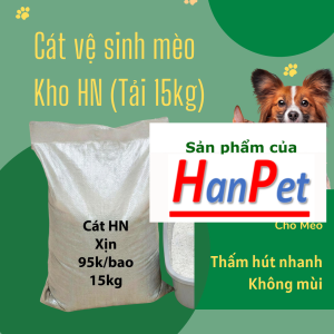 CÁT VỆ SINH CHO MÈO (Bao lớn 30kg+15kg) Tải Cát Than hoạt tính không mùi tải 30kg