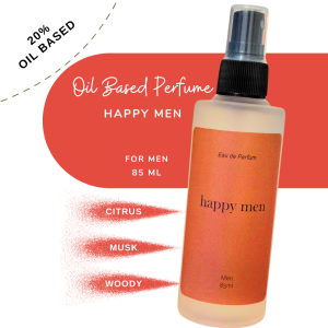 HAPPY MEN 85 ml Premium Oil Based Perfume High Quality Scent Long Lasting Inspired Fragrance EDP Pabango