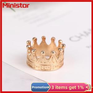 Ministar Fashion Metal Crown For Dolls Kids Princess Empress Dollhouse Headwear Gift Toy