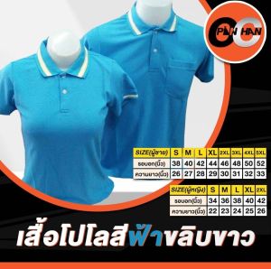 โปโลสีฟ้าขลิบขาวเหลือง