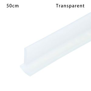 GTRBFDS Bendable Bathroom Accessories Dry and Wet Separation Silicone Shower Dam Door Bottom Sealing Strip Water Retaining Strip Water Stopper Self-Adhesive