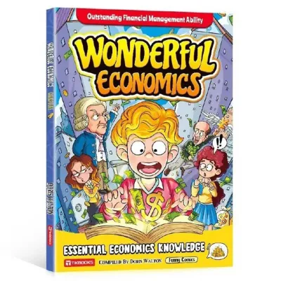 Wonderful Economics Book - Essential Economics Knowledge Kids Educational Guide - Comic Styles