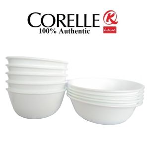 CORELLE Bowl 10 Piece Set Winter Frost White