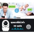 Junanvision Q1 LED WiFi Baby Monitor 5MP กล้องวงจรปิดในร่มกล้องรักษาความปลอดภัย AI การติดตามการเฝ้าระวังวิดีโอพร้อมเสียง APP ICAM365. 