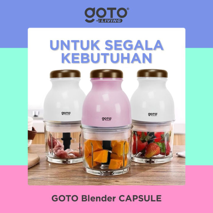 Goto Capsule Blender Food Chopper Kapsul Penggiling Daging Bumbu Buah