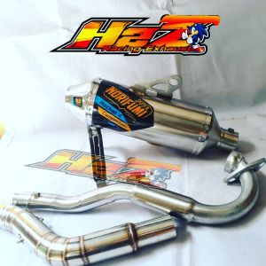 Knalpot racing klx crf wr155 norifumi rocket competition