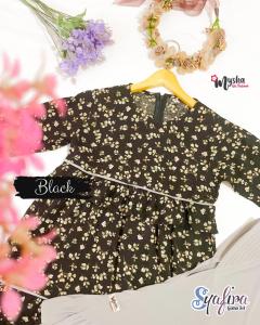 Gamis Anak Perempuan SYAFIRA SERIES  usia 2-9 th Bahan Rayon dan Jersey By Mysha Kids Muslimah
