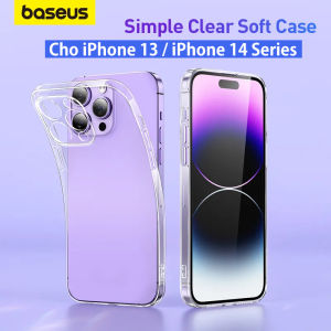 Ốp lưng bảo vệ viền camera trong suốt cho iPhone 13 14 Pro Max (6.7 inch) 14 Plus hiệu Baseus Protective Case trang bị khung bảo vệ camera chống chịu va đập cực tốt độ trong suốt chuẩn HD- Phân phối bởi Hotphukien