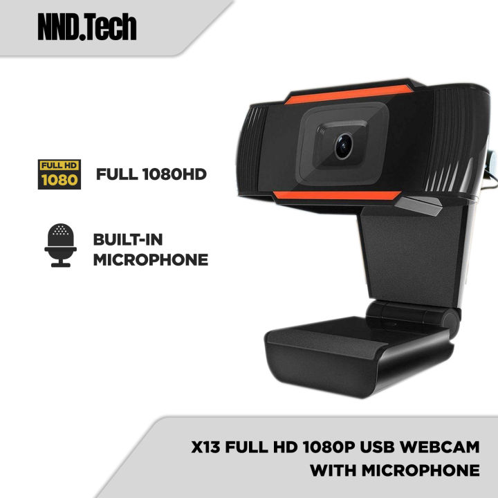 X13 Full HD 1080p USB Webcam With Microphone For Streaming and Meetings  Lazada PH
