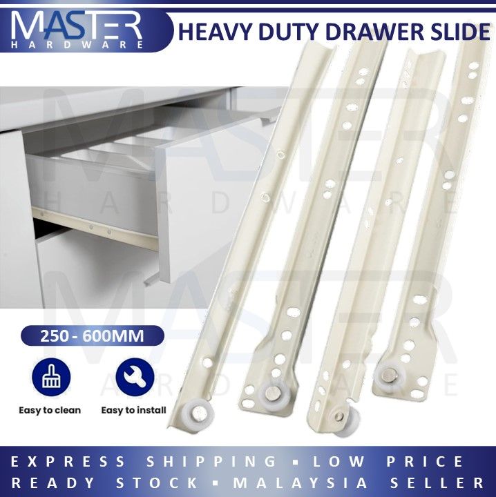 Heavy Duty Drawer Slide Roller Runner 10