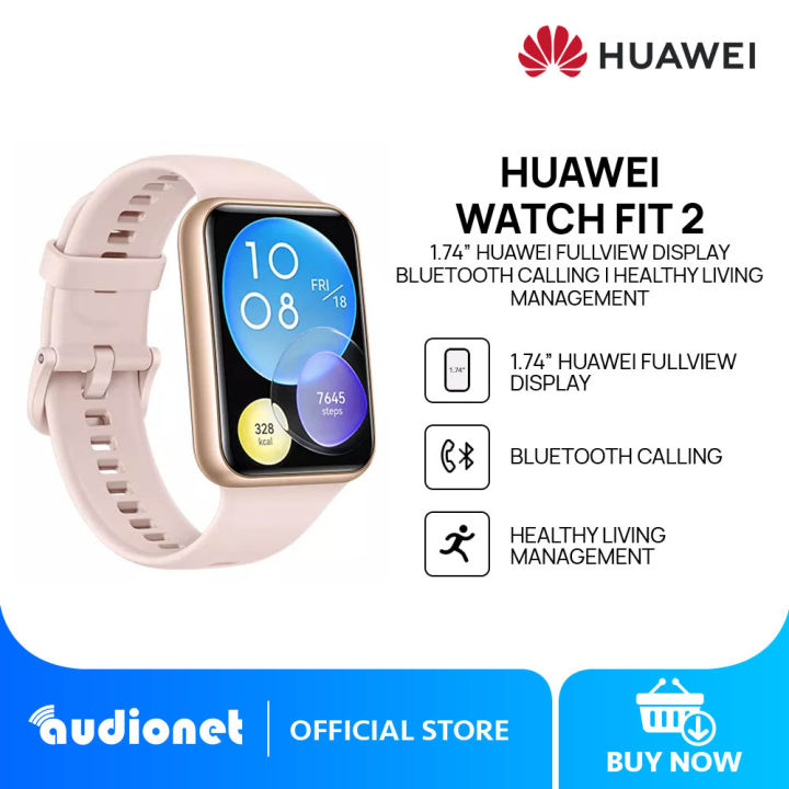 Huawei Watch Fit 2 Smartwatch, 1.74” HUAWEI FullView Display, Bluetooth  Calling, Healthy Living Management