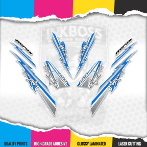 AEROX V2 INDO FOR WHITE DECALS (2026 STAR 0012 MOTIF) MotoKits By Inkboss Creations