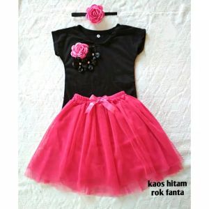 KISEKI Setelan anak perempuan rok tutu 1 sampai 8 tahun / Pakaian Anak Perempuan / Baju Anak Perempuan Baju Anak Pesta Ulang Tahun