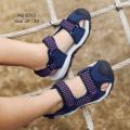 Sandal bít mũi cho bé trai dáng thể thao khỏe khoắn năng động mang đi học đi biển đế Eva siêu nhẹ chống trơn trượt xanh đen pha đỏ thời trang phù hợp cho trẻ em nam 4 5 6 7 8 9 10 tuổi ST63. 