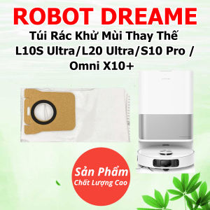 Túi rác khử mùi (Chính Hãng ) cho robot hút bụi lau nhà Dreame L10S Ultra L20 Ultra S10 S10 Pro Cho Omni X10 +