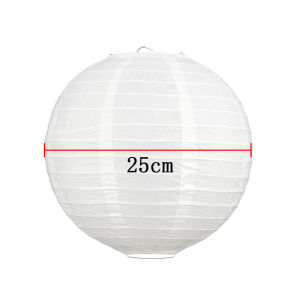 5pcs 10inch Paper Lantern Folded Round Paper Lantern for Fiesta Festival Party Decoration