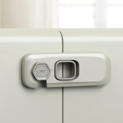 Kunci Kulkas Kunci Pengaman Anak Tambahan Pengunci Safety Lock PENGAIT TAMBAHAN PINTU LACI 3M LEMARI MN-1934