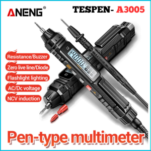 Kirim Cepat Aneng A3005 Pro Digital Multimeter Pen Type 4000 Counts Non-Contact / Tespen Digital Avometer