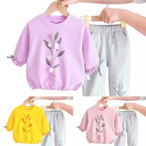 Setelan Anak Lucu 0-6 Tahun / Set Anak Perempuan Motif Bunga