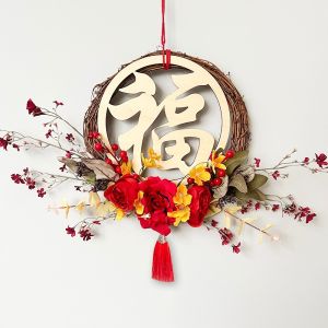 [SG Seller] Customised Home & Living Decoration Wreaths CNY Chinese New Year Housewarming Gifts
