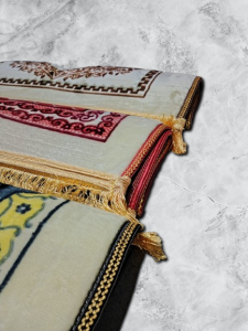 SAJADAH TEBAL TURKIY UKURAN 110X70 ALJEDAH TERBARU/SAJADAH RUMBAI TEBAL 3 CM ANTI SLIPP DEWASA TERBARU