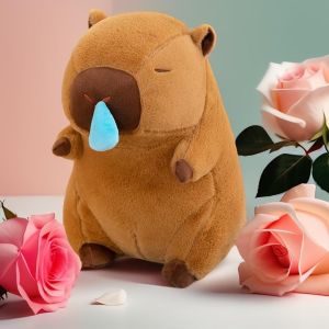GẤU BÔNG CAPYBARA CHẢY NƯỚC MŨI SIZE 28CM – PHIÊN BẢN NGỘ NGHĨNH ĐỘC ĐÁO 🐹
