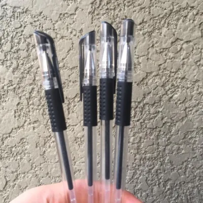 Pena gel hitam a1a1 mimi isi 12 pcs pen pulpen bolpen ballpoint termurah COD