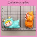 Set túi mù baby three 12 con giáp size lớn 5cm blind bag trang trí decor cho bé - Tiệm Nhà Sóc 2023. 