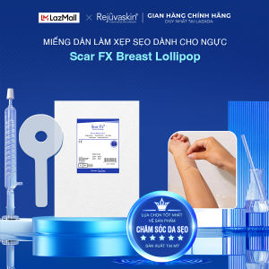 Miếng Dán Xóa Mờ Sẹo Phẫu Thuật Ngực Rejuvaskin Scar Fx Lollipop Breast Piece