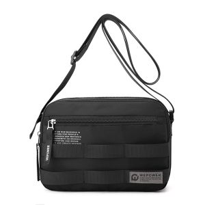Nylon Polyester Water Resistant Sling Bag Men High Capacity Beg Lelaki Crossbody Bag Beg Silang Lelaki Men Bag (SL-070)