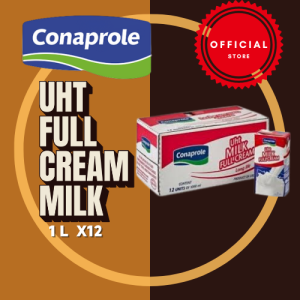 CONAPROLE UHT Full Cream Milk 1L (x12 Pack) Creamy Nutritious & Long Shelf Life