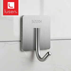 Móc treo cây lau nhà đa năng dán tường bằng kim loại chống gỉ. Lusen MG02