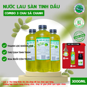 COMBO 3 CHAI QUÀ TẶNG Nước Lau Sàn Sả Chanh 3000ml Tâm An